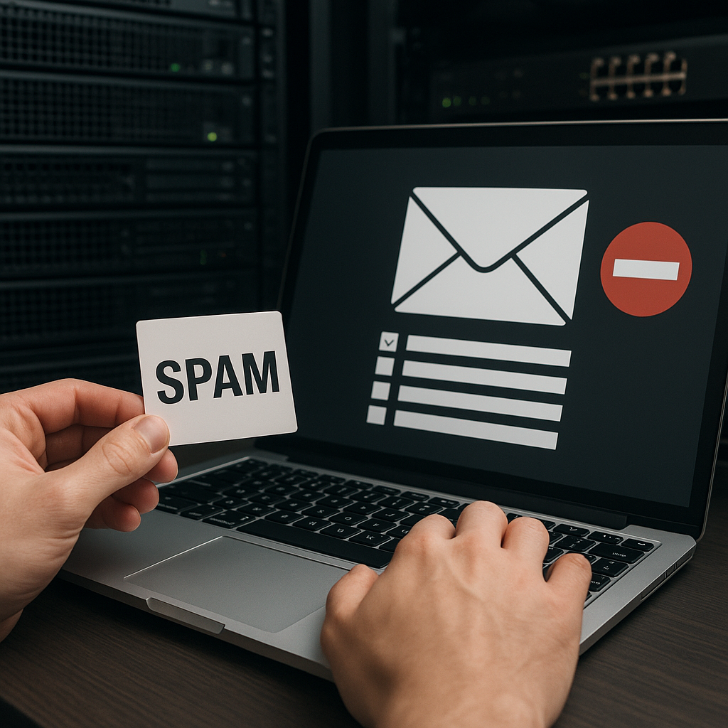 Jak filtrować spam na serwerze