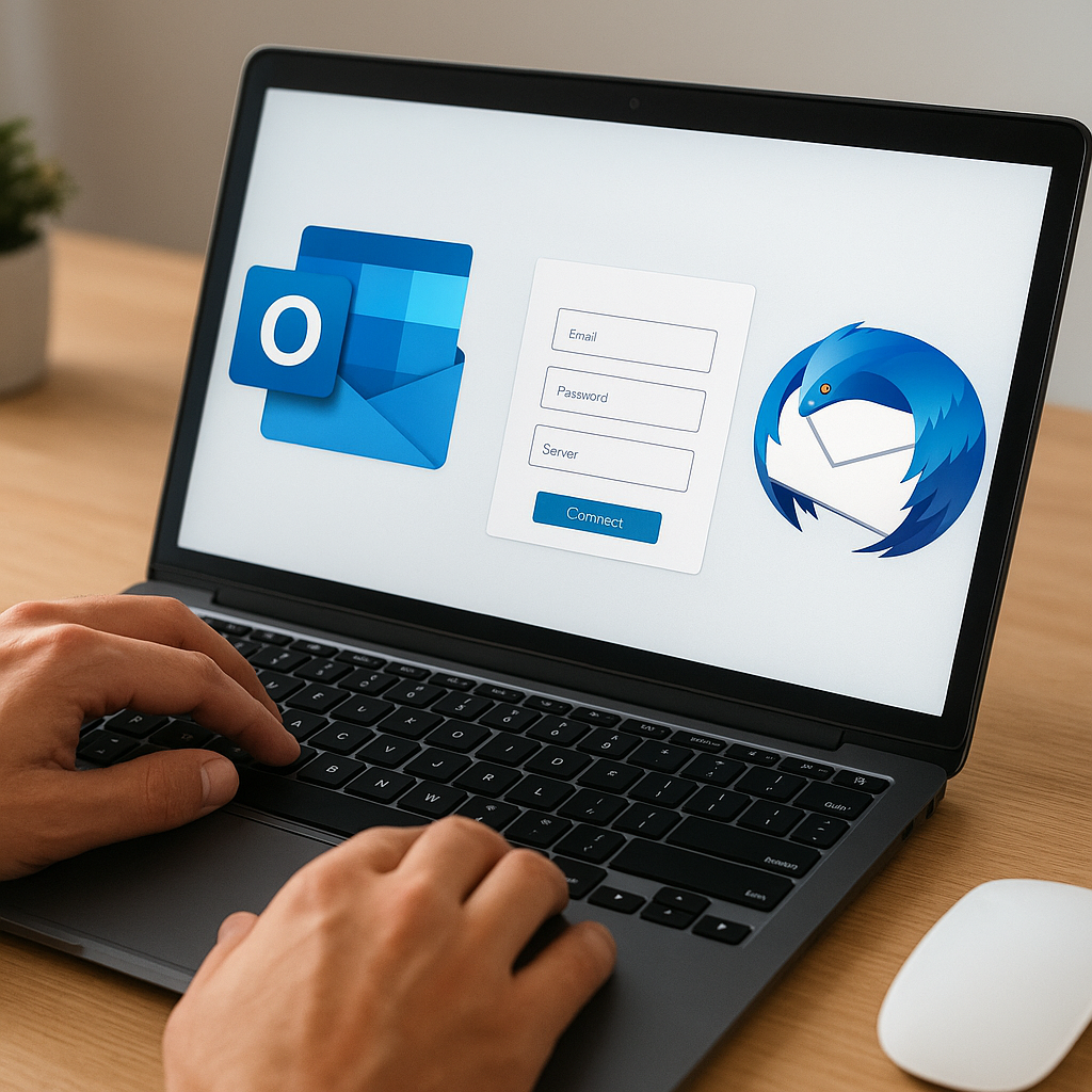 Jak podłączyć pocztę firmową do Outlooka lub Thunderbirda