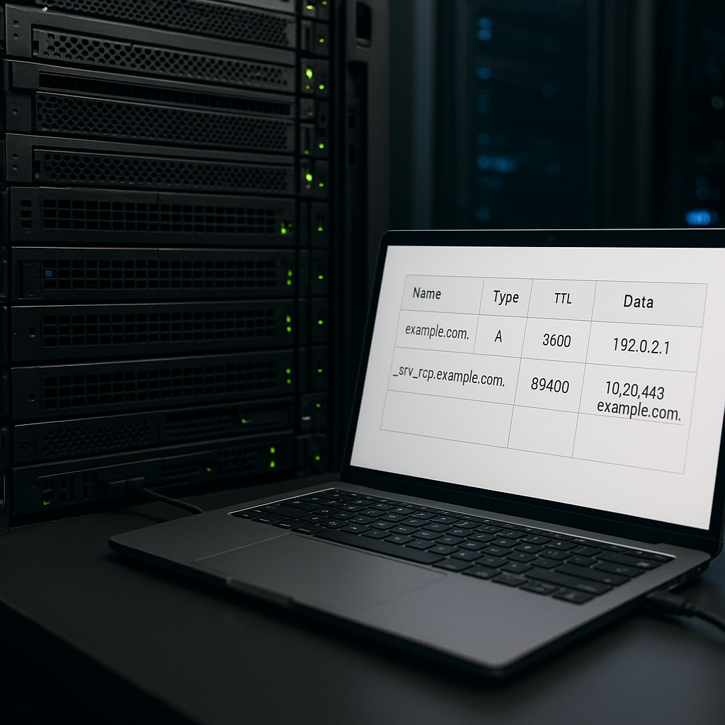 Jak działają rekordy SRV na serwerach