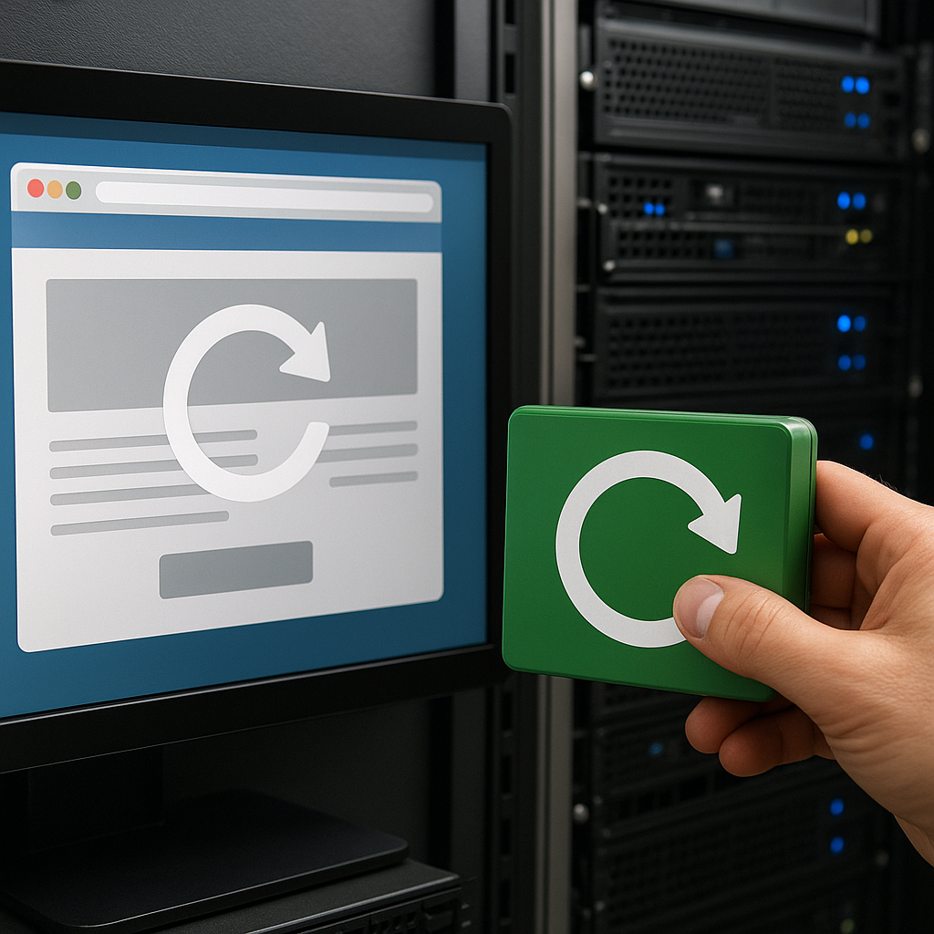 Jak przywrócić stronę z backupu